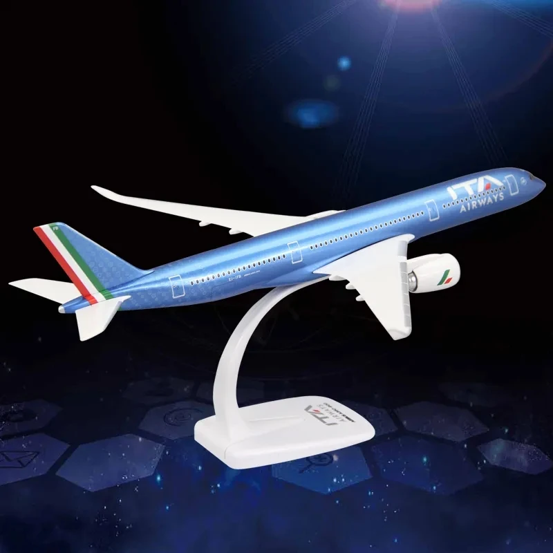 

1/200 Scale A350 A350-900 Italy ITA Airline Aircraft Plastic ABS Assembly Plane Model Airplanes Model For Collection