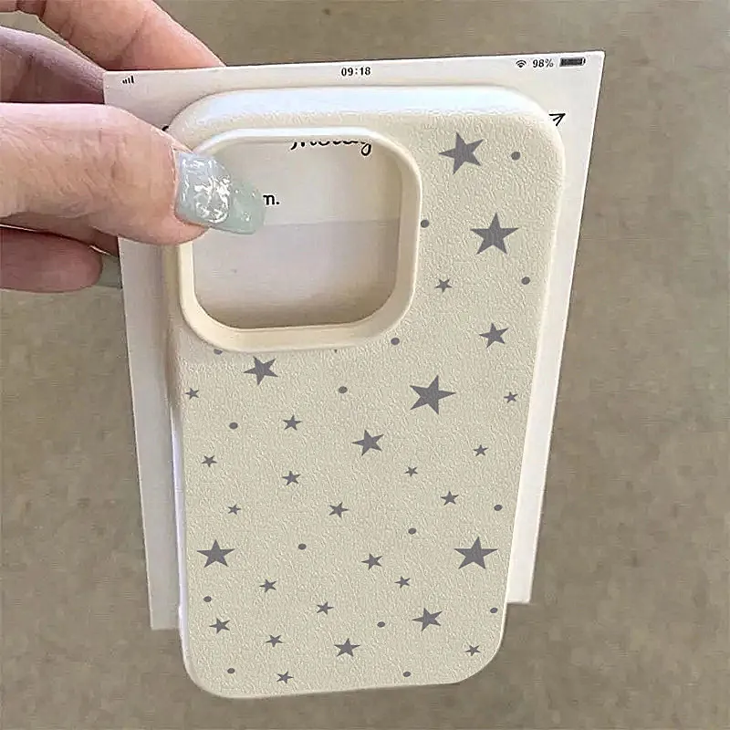 Universal Gray Stars Shockproof Soft Phone Case - Stylish and Durable Cover