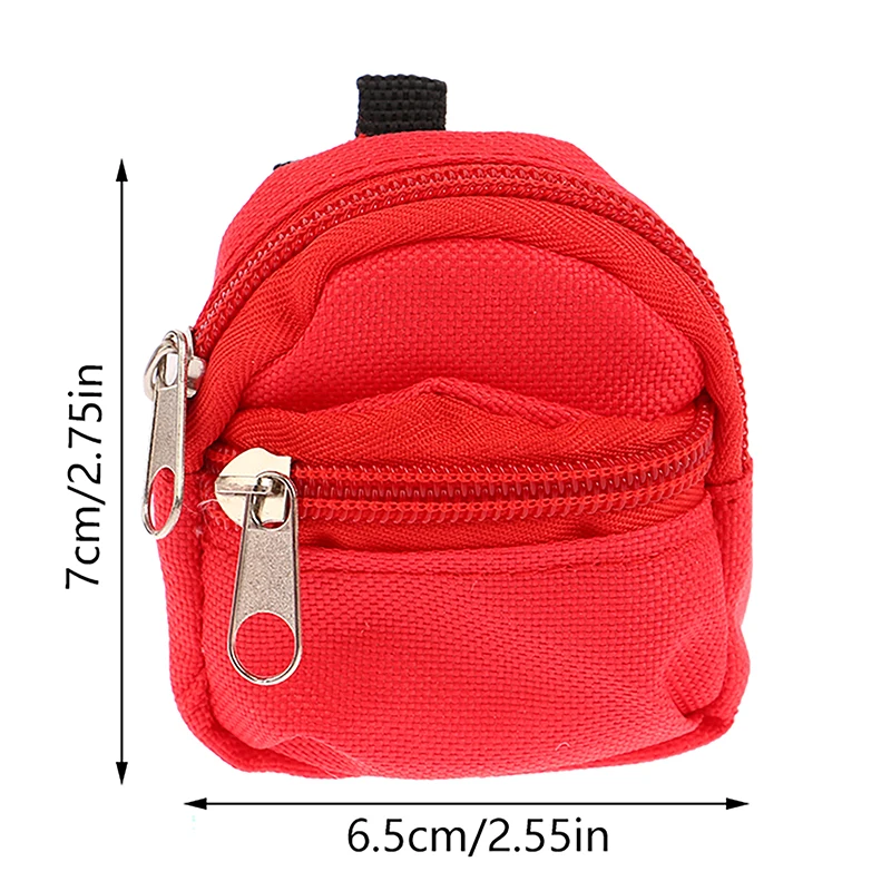 

Mini Backpack Keychain Cute Zipper Schoolbag Keyring For Girls Coin Purse Pendant Bag Accessorie Children Gifts