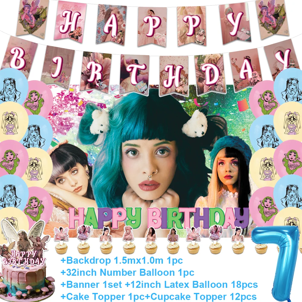 Melanie Martinez Fournitures De Fête D'anniversaire, Décoration De Fête