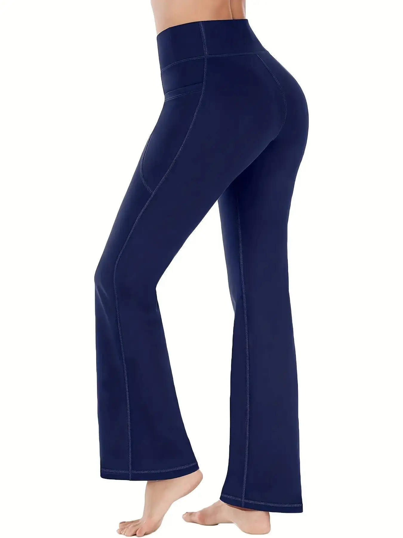 Women’s Flared Pants with Pockets, Flared Leg Yoga Pants High Waist Fitness Casual Tummy Tuck Pants Sports & Entertainment Women’s Flared Pants with Pockets, Flared Leg Yoga Pants High Waist Fitness Casual Tummy Tuck Pants Sports & Entertainment