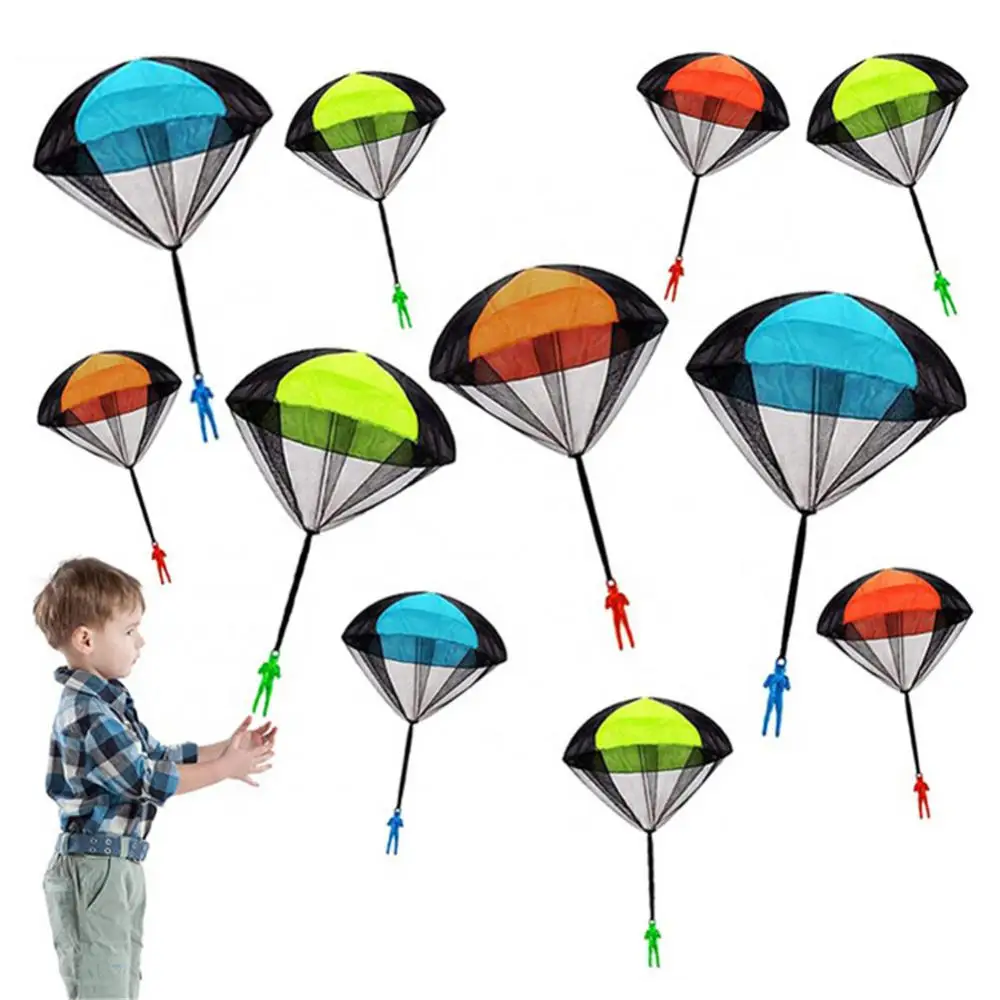 

Kids Parachute Mini Hand Throwing Parachutes In The Air Toys Parent-child Interaction Outdoor Games Flying Parachute Sport Toys