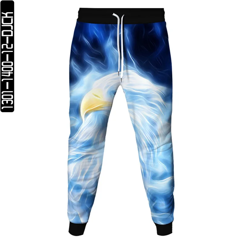 

USA Flag Animal Eagle 3D Print Men Fashion Trousers Women Outdoor Casual Sport Jogging Pants Party Wear Sweatpant Large Size 6XL