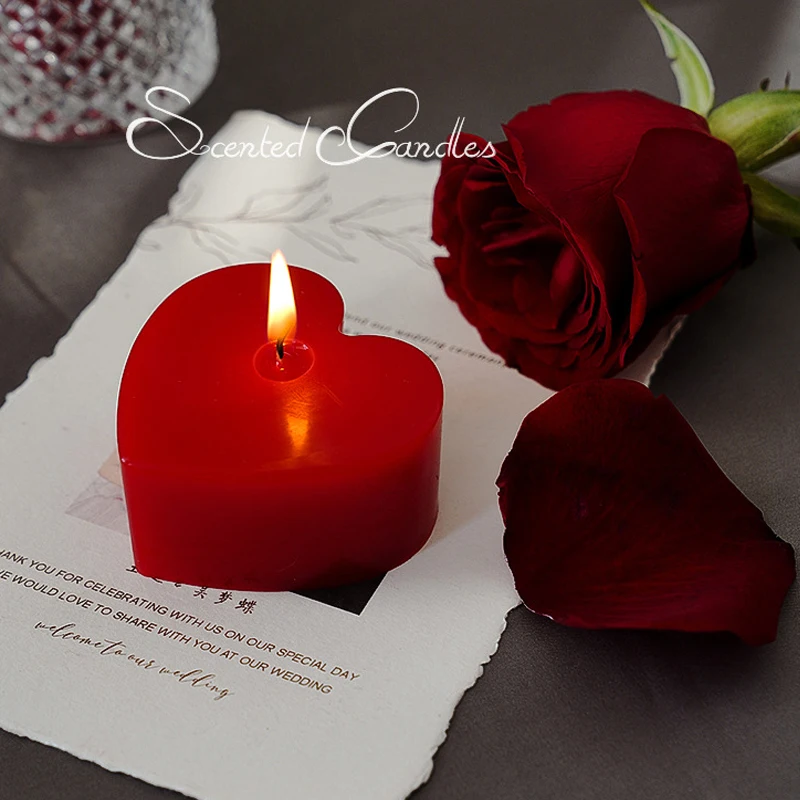 RomanticheartshapedscentedcandleshandmadeProposalConfessionlovearomacandlecustom