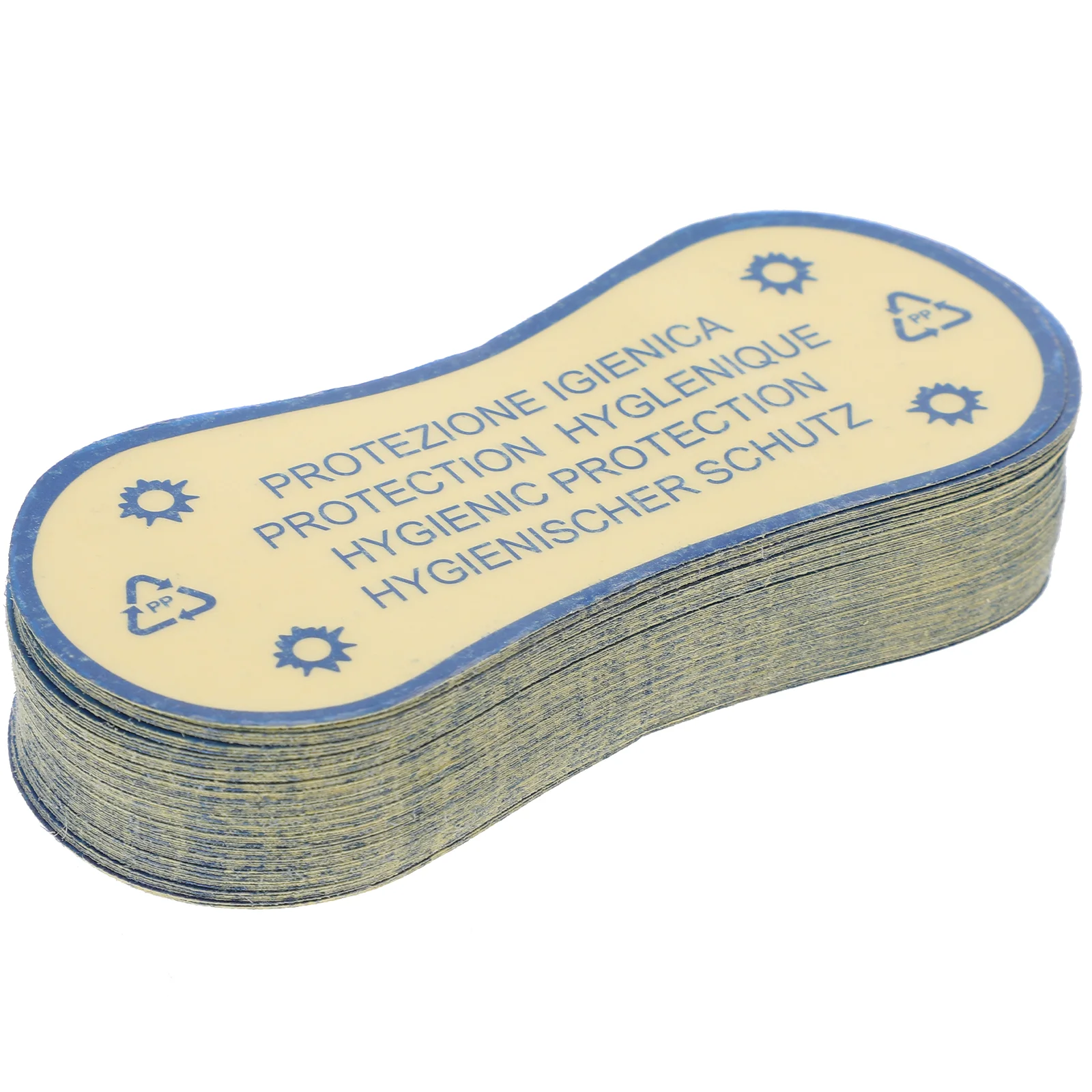 라이너 수영복 경고 라벨 란제리, 수영복 피팅 보호 데칼, PVC 자체 접착, 50 개