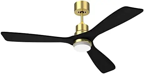 

52" Ceiling Fan with Lights Remote Control Outdoor Wood Ceiling Fans Noiseless Reversible DC Motor Ventilador portatil recargabl