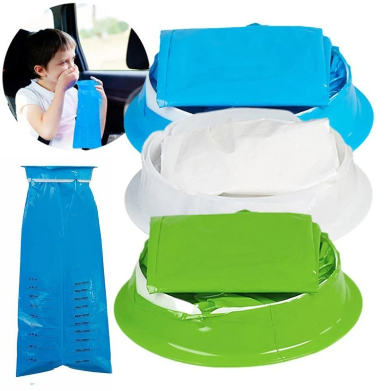 Large Capacity Vomit Bag Cleaning Hygienic School Hotel Travel Disposable Nausea Sickness Car Airplane Emesis Bag disposable vomiting bags