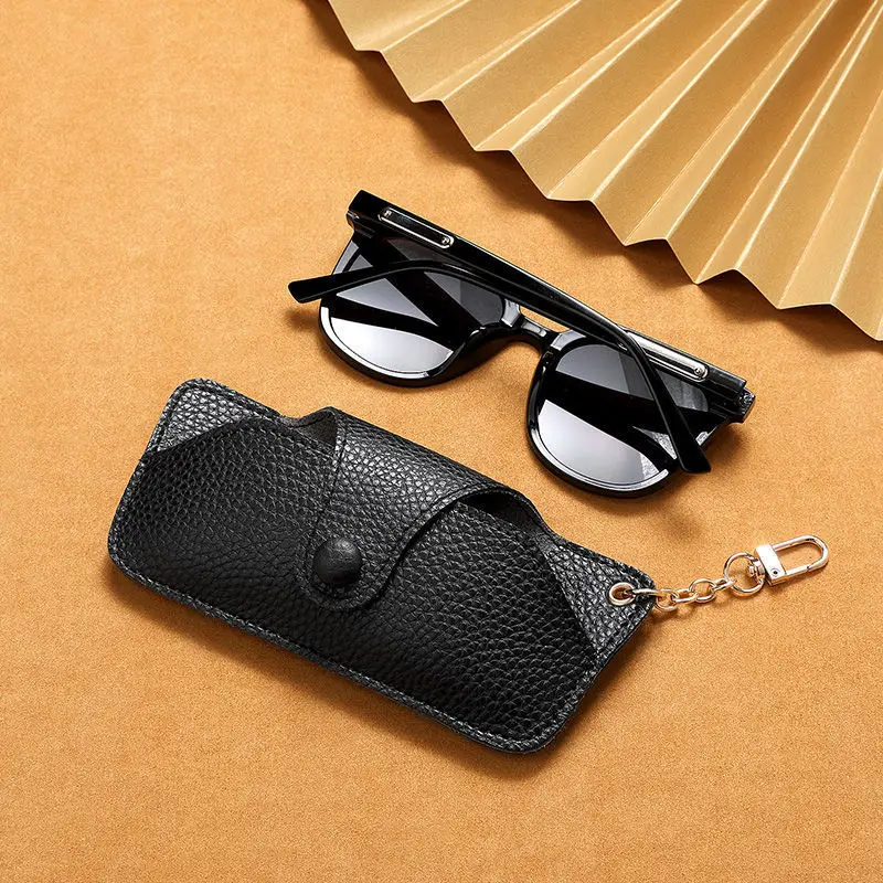 Elbru Soft leather glasses case Simple Style Reading Glasses Case  Sunglasses Eyeglasses Soft Pouch Men Woman Leather Glasses Bag - AliExpress