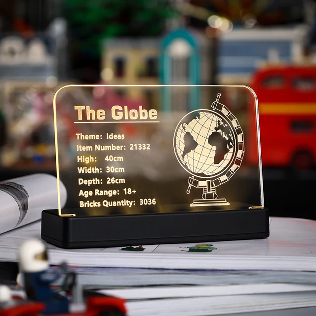 Idées carte du Globe et de la terre, 2585 pièces, assemblage de blocs de  construction Moc, Kit modèle Compatible 21332, briques éducatives, jouets  pour enfants, cadeau - AliExpress
