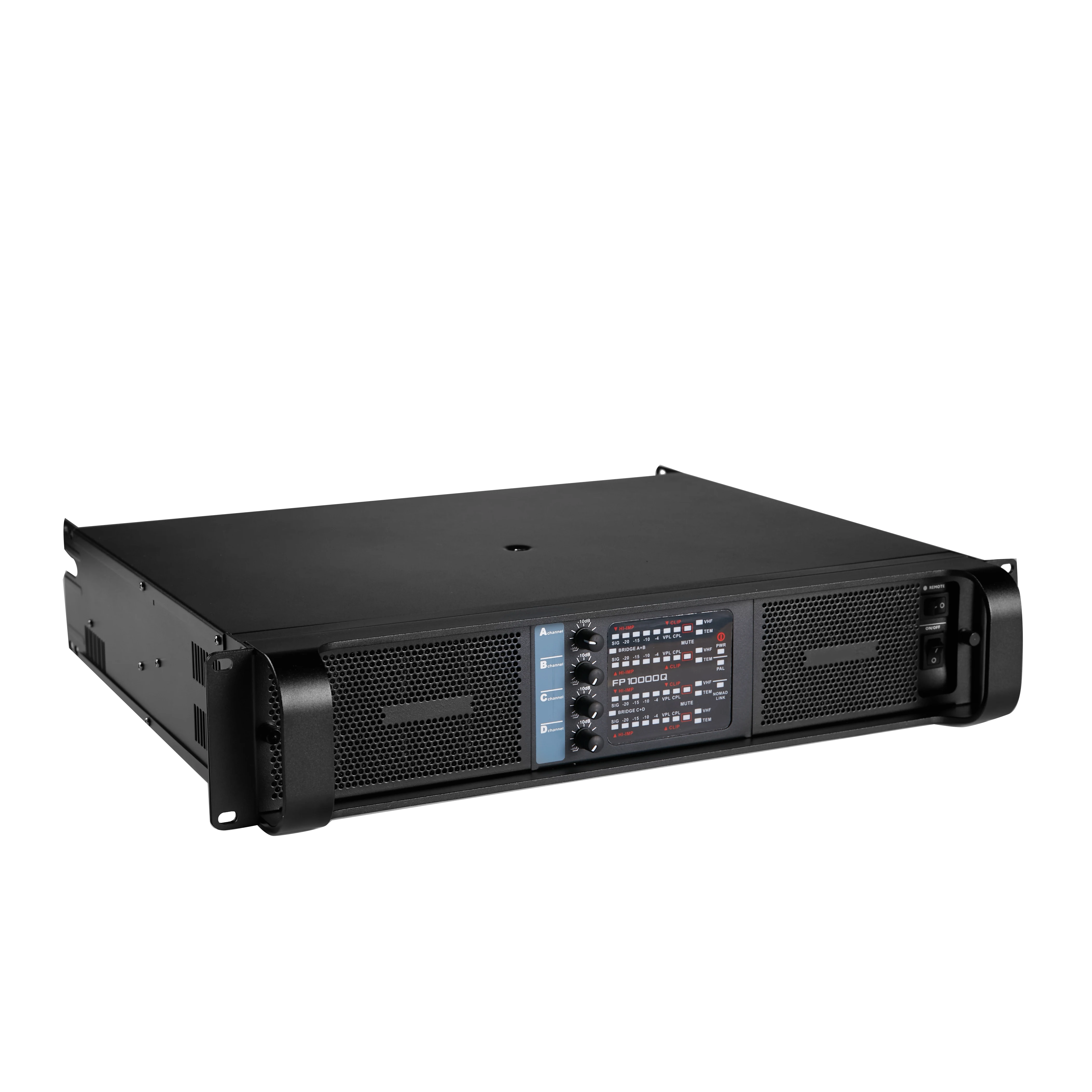 FP10000Q 4채널 고출력 앰프 1350W-2500W RMS 클래스 D/TD 전문 스테이지 콘서트용 오디오 앰프