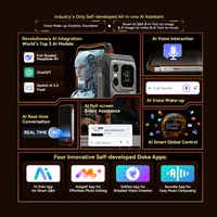 Blackview XPLORE 1 هاتف محمول خارجي، هاتف ذكي متين مقاوم للماء 5G Android 15، شاشة 6.78 بوصة 2.4K، 16 جيجابايت + 512 جيجابايت، 20000 مللي أمبير في الساعة 5