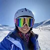 Anti-Fog Ski Goggles Motorcycle Goggles Winter Snowboard Skiing Glasses Outdoor Sport Windproof Ski Mask Off Road Goggles Helmet 1