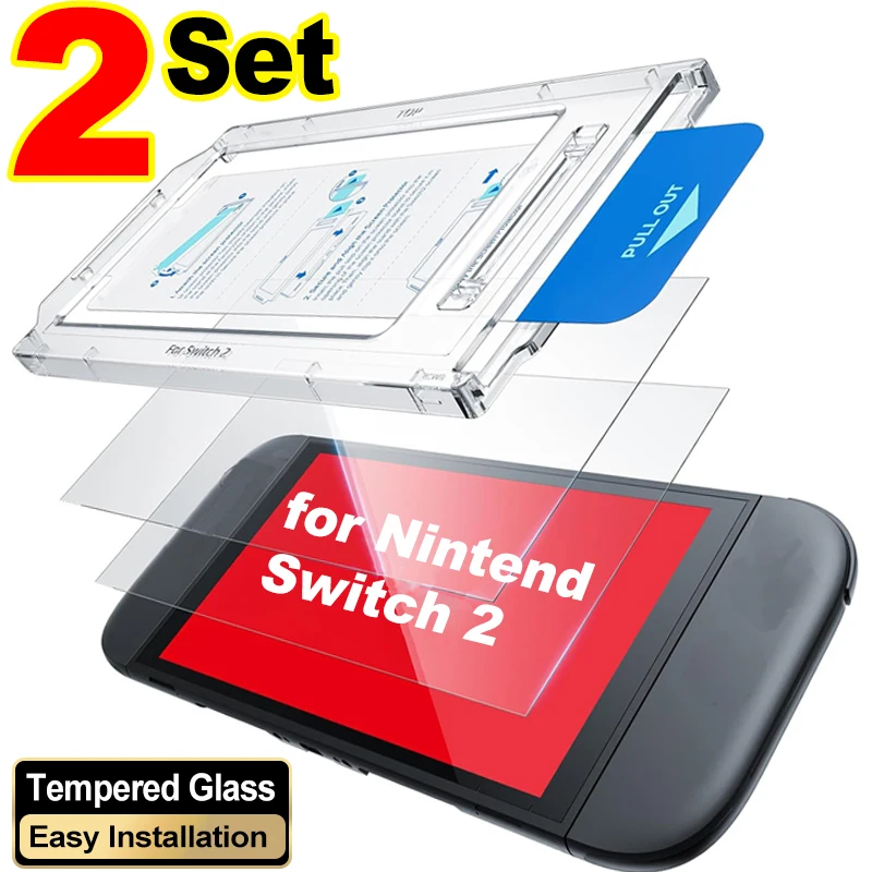 Easy Installation Tempered Glass Screen Protector for Gaming Console Accessories