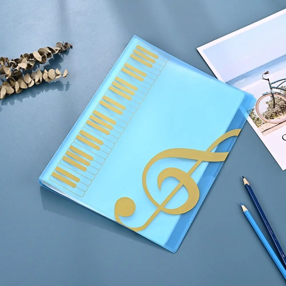 Creative Music Sheet Organizer - A4 Document Storage for Guitar and Piano Sheets