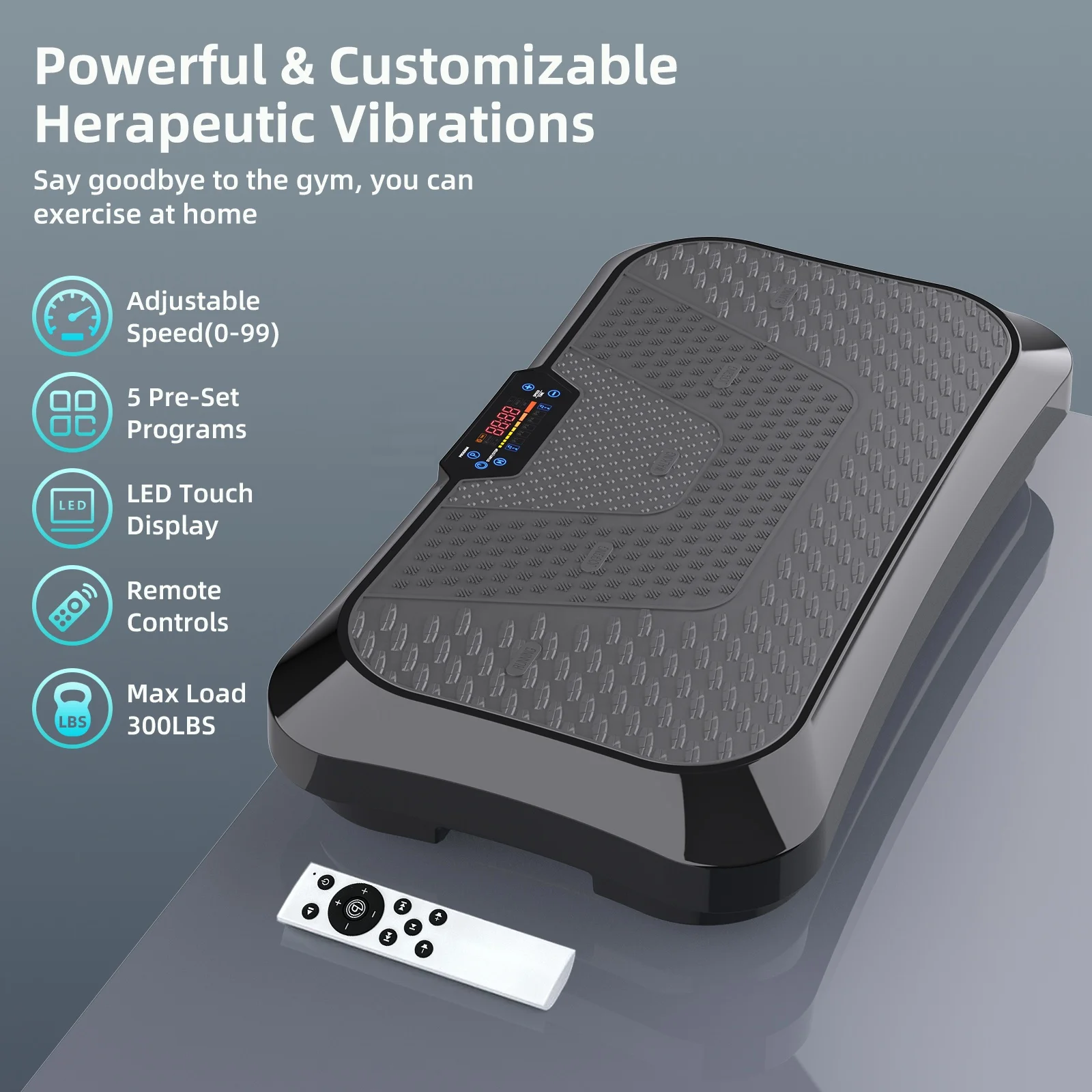 Slim Body Shape Home Use Vibrating Plate Exercise Machine 99 Levels Easy Fat Burning Daily Life Vibration Platform