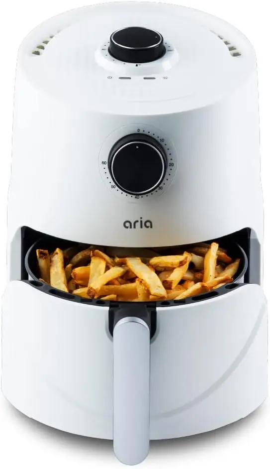 

Aria Ceramic Air Fryer, 3Qt, White Mini deep fryer Deep fryer Airfryers