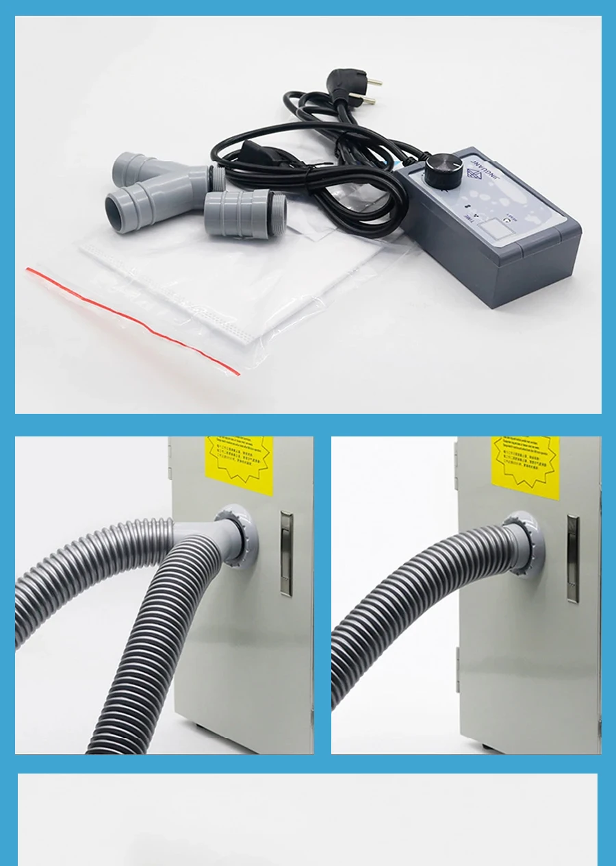 Dental Technician Vacuum Cleaner CNC Silent Vacuum Denture Processing Single and