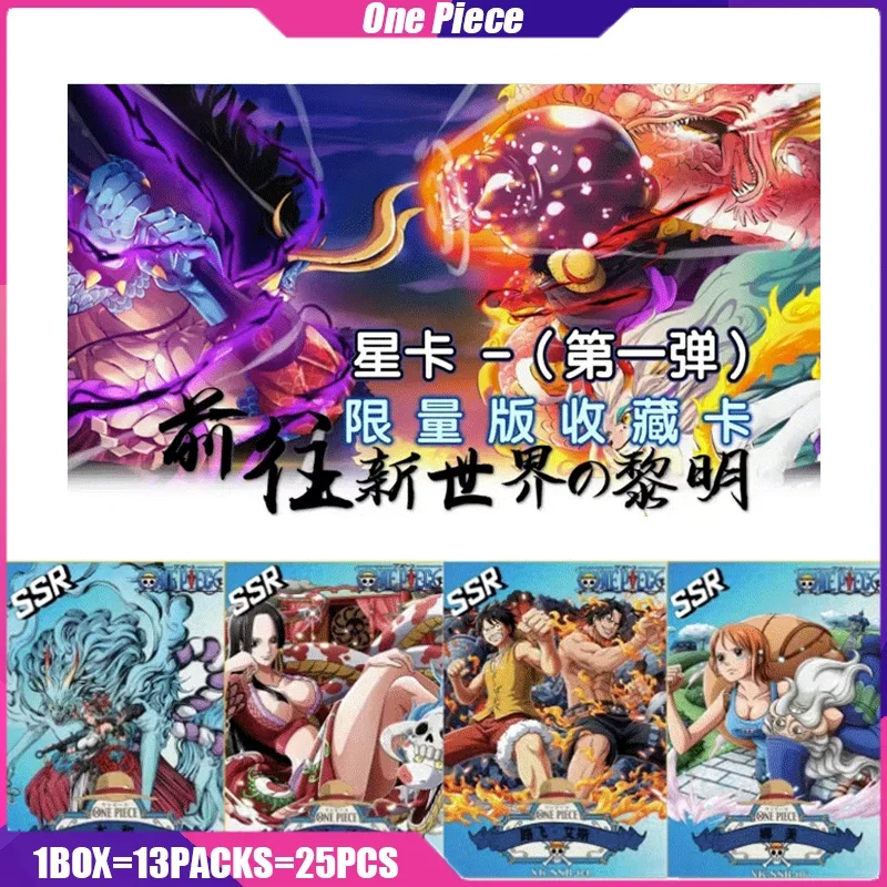 

One Piece Cards SATRCARD 1st Anime Figure Playing Card Booster Box Toys Mistery Box Board Game Birthday Gifts for Boys and Girls