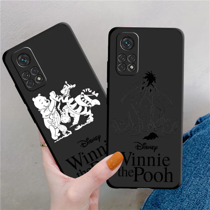 Case For Xiaomi Mi Poco X3 NFC 11 Lite 11T Pro X5 X4 M3 M4 F3 12 10T 9T F1 C40 C51 C55 Soft Phone Cover Pooh The Winnie Bear Sac