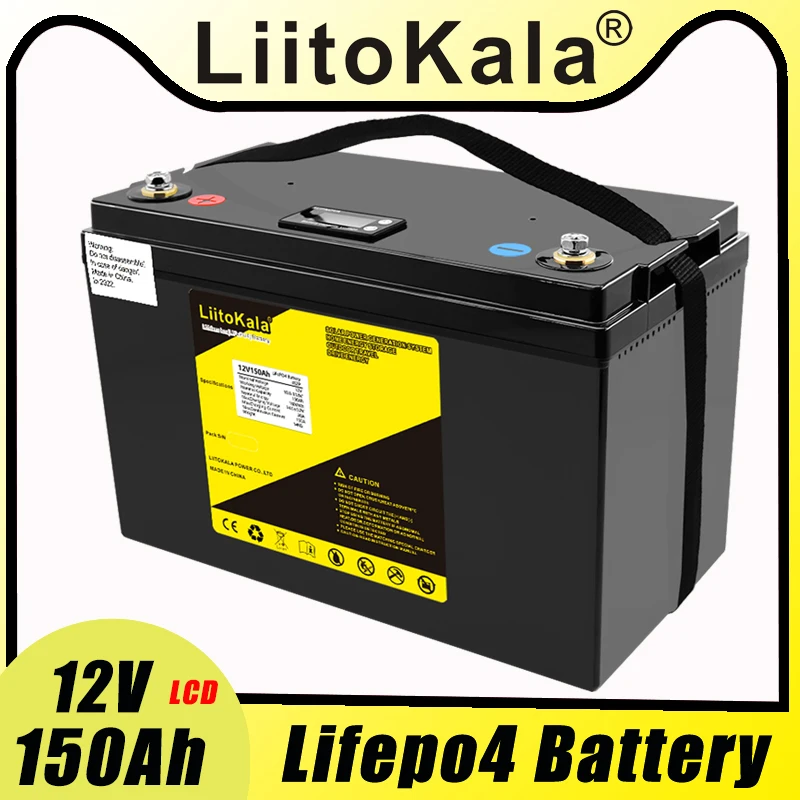 Литий-железо-фосфатный аккумулятор LiitoKala 12 В 8 Ач