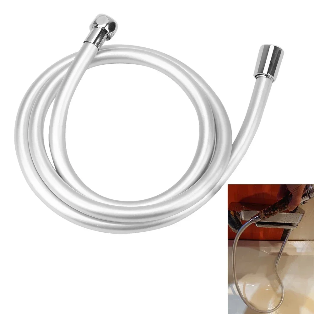 PVC Handheld Shower Head Universal Flexible Anti Winding