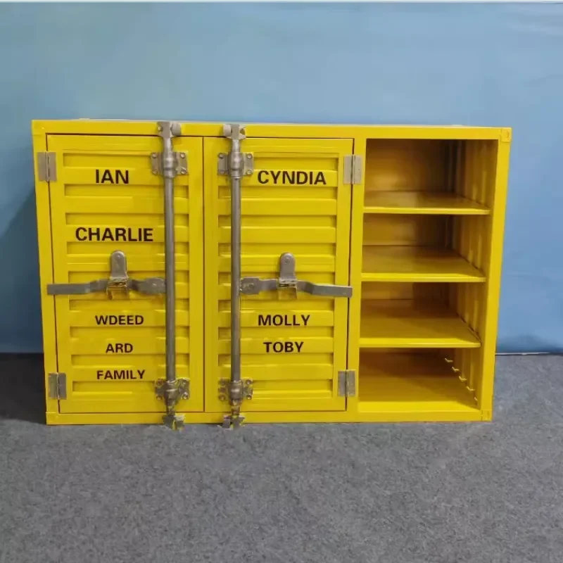 

Customized industrial style retro dining cabinet, storage cabinet, restaurant, hotel dining cabinet, iron art cabinet