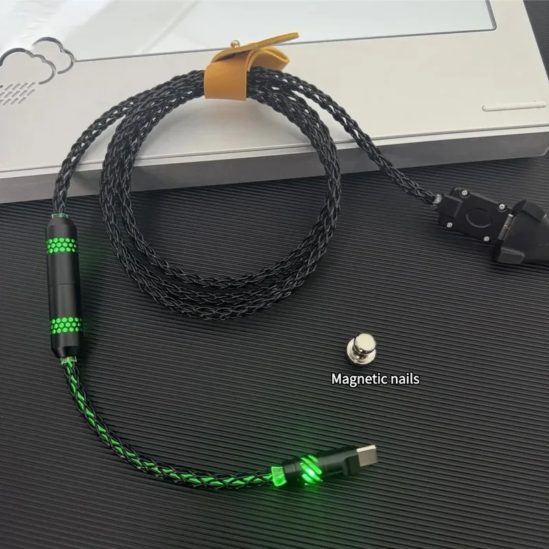 Premium Magnetic Switch 8-Strand Braided Keyboard Cable