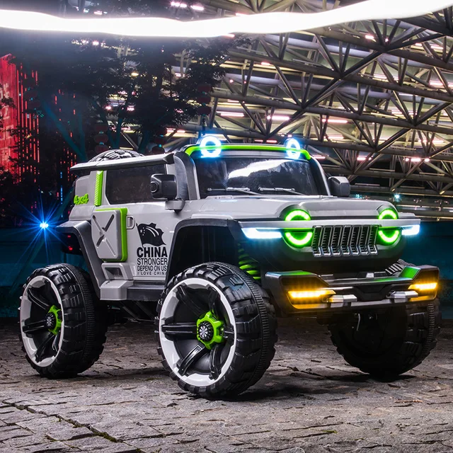 New Children's Electric Car Boys and Girls Off-road Vehicle Four-wheel Drive Toy Cars Ride on Car Scooter Electric for Kid 4