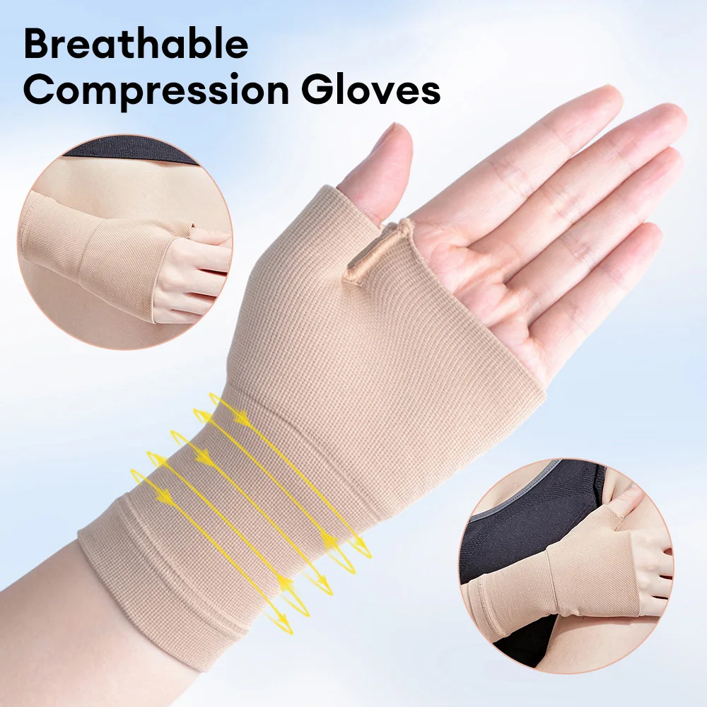 1pc Thumb Band Belt Wrist Muscle Support Gloves Brace Strap Compression Sleeve Sprains Joint Pain Tenosynovitis Arthritis Gloves brace dislocation arthritis pain shoulder support strap single arm adjustable soft arthritis gym sports elastic strap arm belt