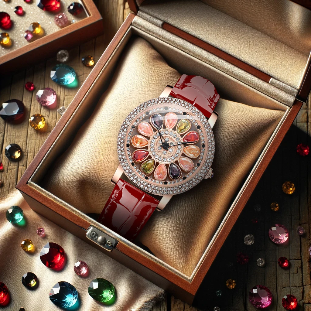 ساعة نسائية أنيقة من الكوارتز الغزل ، فتاة جديدة و...