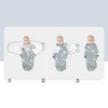 0-3M Newborn Baby Swaddle Wrap 100% Cotton Baby Sleeping Bag Stars Elephant Diaper Cocoon Swaddle Blanket Receiving Blankets 3