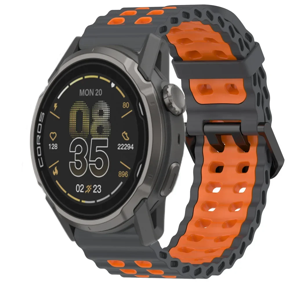 Premium 22mm Ocean Silicone Sport Wristband