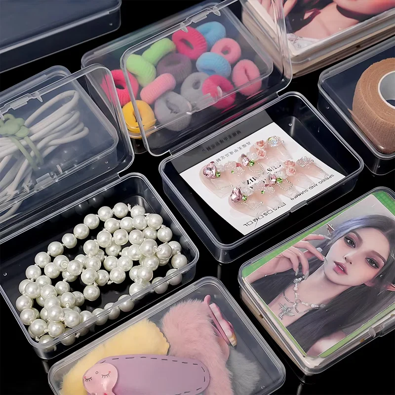 3pcs Transparent Playing Cards Storage Boxes Plastic Games Card Container Case Packing Poker Game Card Organizer