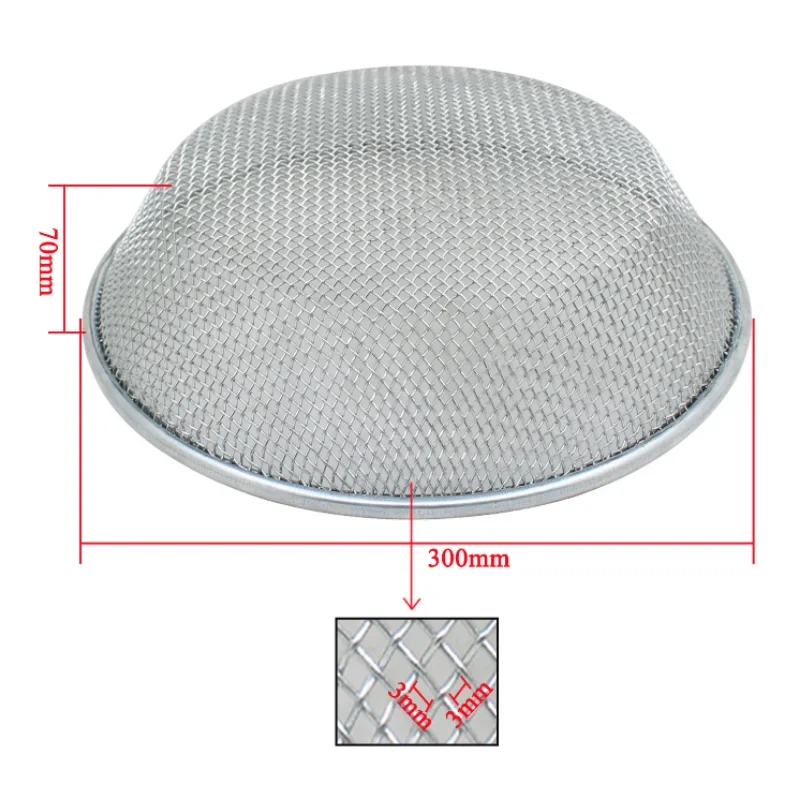 1PC Round sieve Mesh Gardening Sand Soil Compost Sifter 3/6/10mm for Capturing Soil Rocks and Sawdust mesh basket