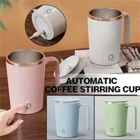 1pc Self Stirring Mug Electric Magnetic Mixing Cup Rechargeable Auto Rotating Stirring Mug Coffee Milk Cup Home Office Travel 1