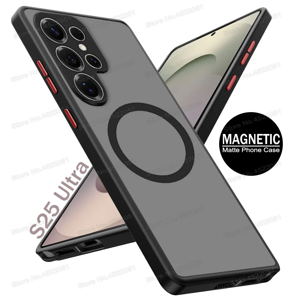 Magsafe-Compatible Matte Magnetic Case with PC Cover