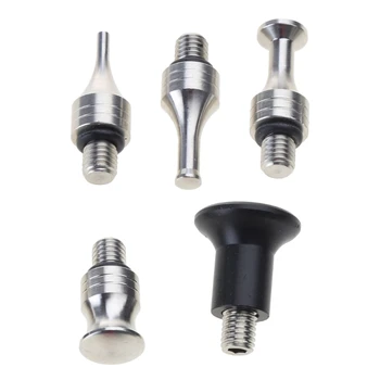 페인트가 없는 덴트 수리 도구 자동 덴트 탭다운 도구 키트 태퍼 해머 헤드 5개