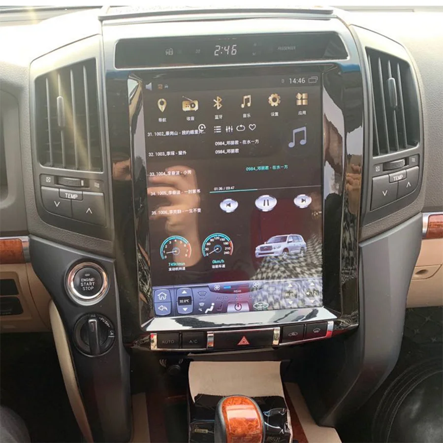 Головное устройство для Toyota Land Cruiser 12 1 LC200 сенсорный экран 200 дюйма Android