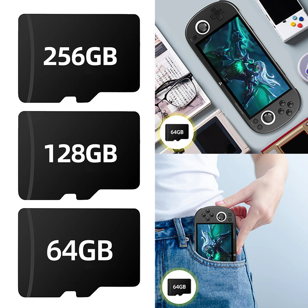 thumbnail image 1 of Tarjeta de almacenamiento para juegos de 64/128/256 GB Tarjeta de memoria para videojuegos con capacidad para 10 000+/20 000+/30 000+ juegos integrada para TRIMUI Smart Pro, 1 of 5