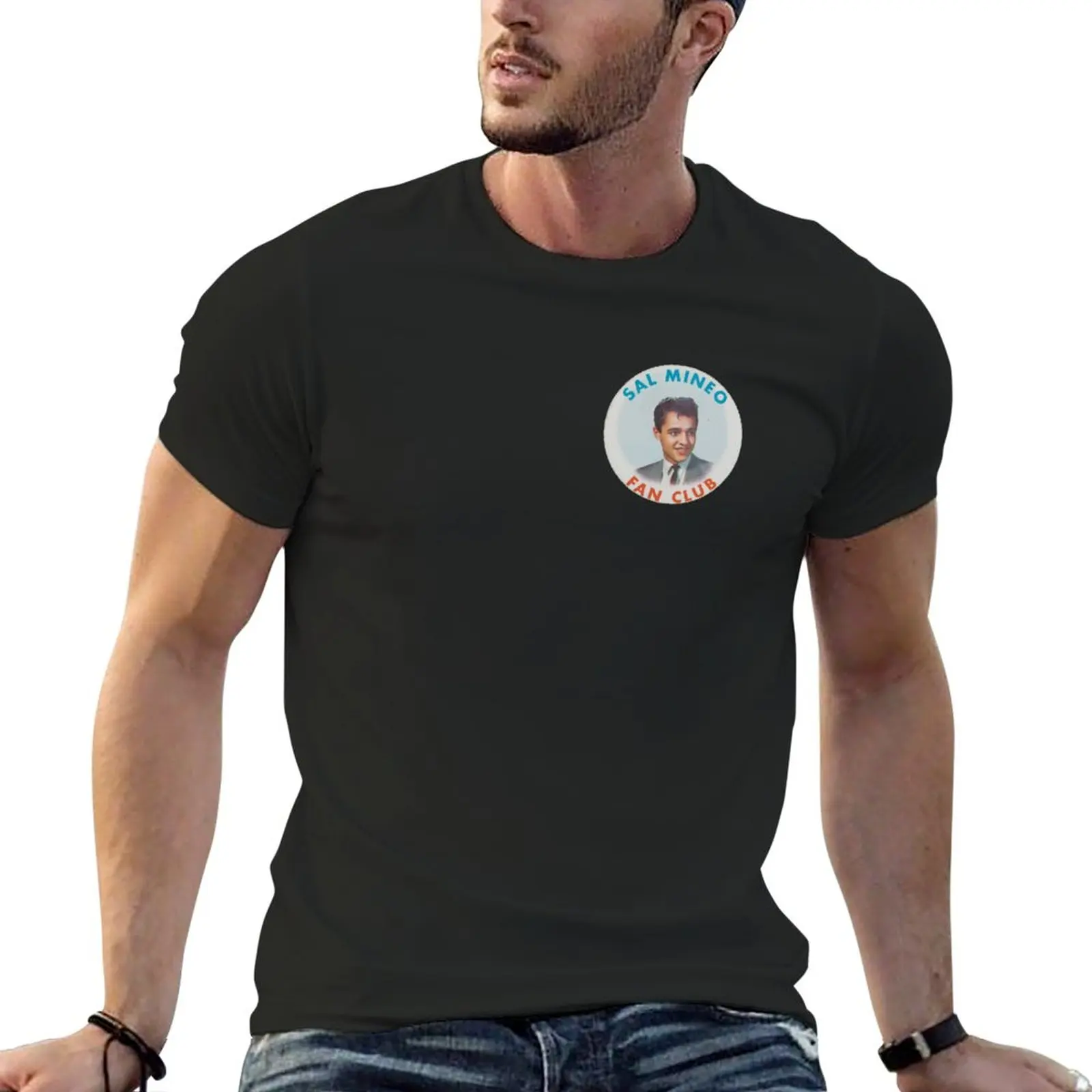 

Новинка футболка для фанатов клуба Sal Mineo аниме одежда в эстетике Винтажная Футболка графическая Футболка мужская тренировочная футболка