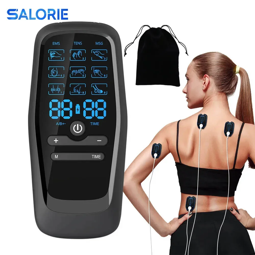 

EMS Acupuncture Muscle Electrostimulator Tens Unit Digital Therapy Body Slimming Massager Relax Pain Relief Physiotherapy Tools