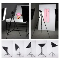 Selens 50x70CM Lighting Four Lamp Softbox Kit With E27 Base 2M Stand Holder Soft Box Camera For Photography Photo Studio Video - Image 6
