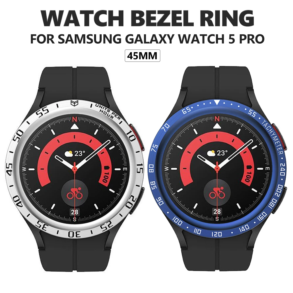 Per Samsung Galaxy Watch 5 Pro Ring Bezel Custodia Protettiva In Materiale In Acciaio Inossidabile Per Galaxy Watch 5 Pro Protector Bezel Ring