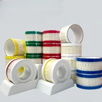 Transparent Easy To Tear Off Adhesive Plastic Sealing Sticker Takeout Beverage Cup Lid Anti Spillage Seal Tape Sealing Sticker 1