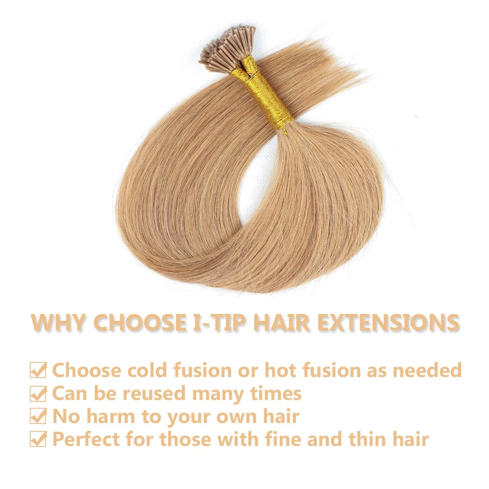 I Tip Hair Extensions Human Hair 20 Inch I Tip Extensions Real Human Cold Fusion