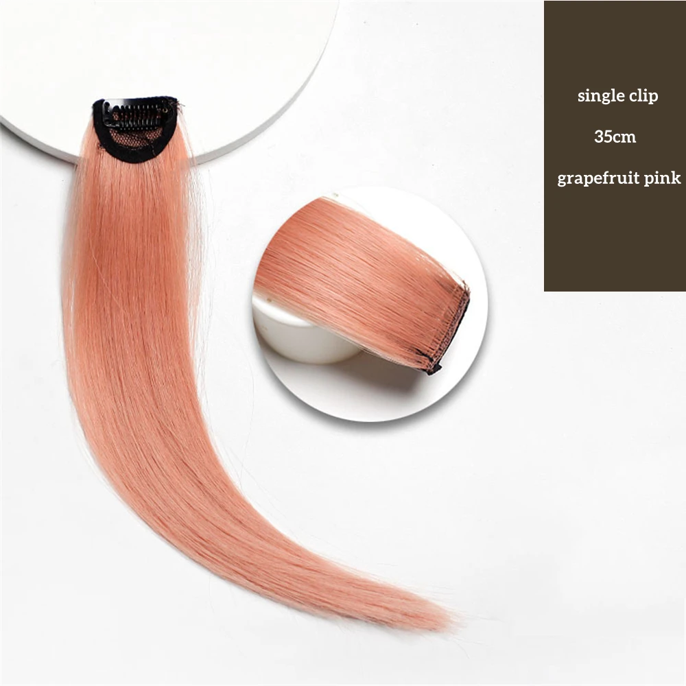 VaaJee Synthetic Clip Wigs Women Heat Resistant Straight Hair Extensions With Clips Multicolor Crochet Braid Hair For Teen Girls