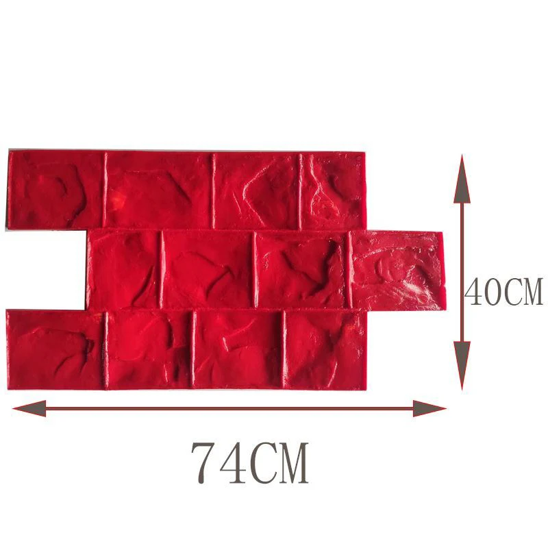 Wall marble relief mold with handle, mold size 60X30Cm, floor art, concrete relief mold, road