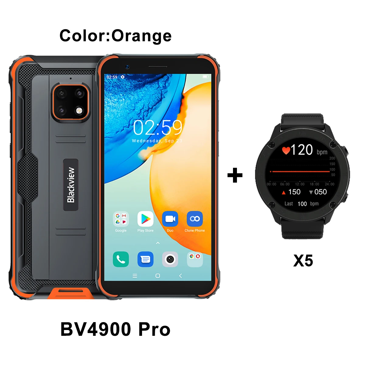 cheap gaming cell phone Blackview BV4900 Pro 4GB+64GB 5.7" IP68 Waterproof Rugged SmartPhone Octa Core Android 10  5580mAh NFC  4G Mobile Phone samsung dual sim best phone Android Phones