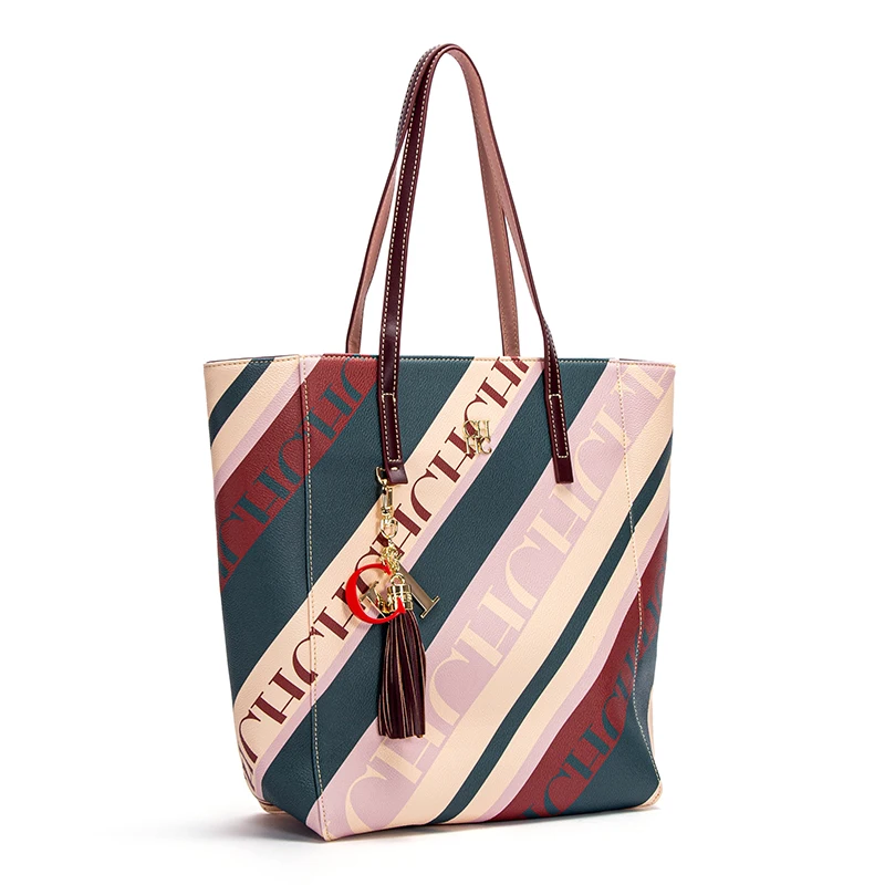 حقيبة دلو نسائية من كلوريد البولي فينيل ، سعة كبير...