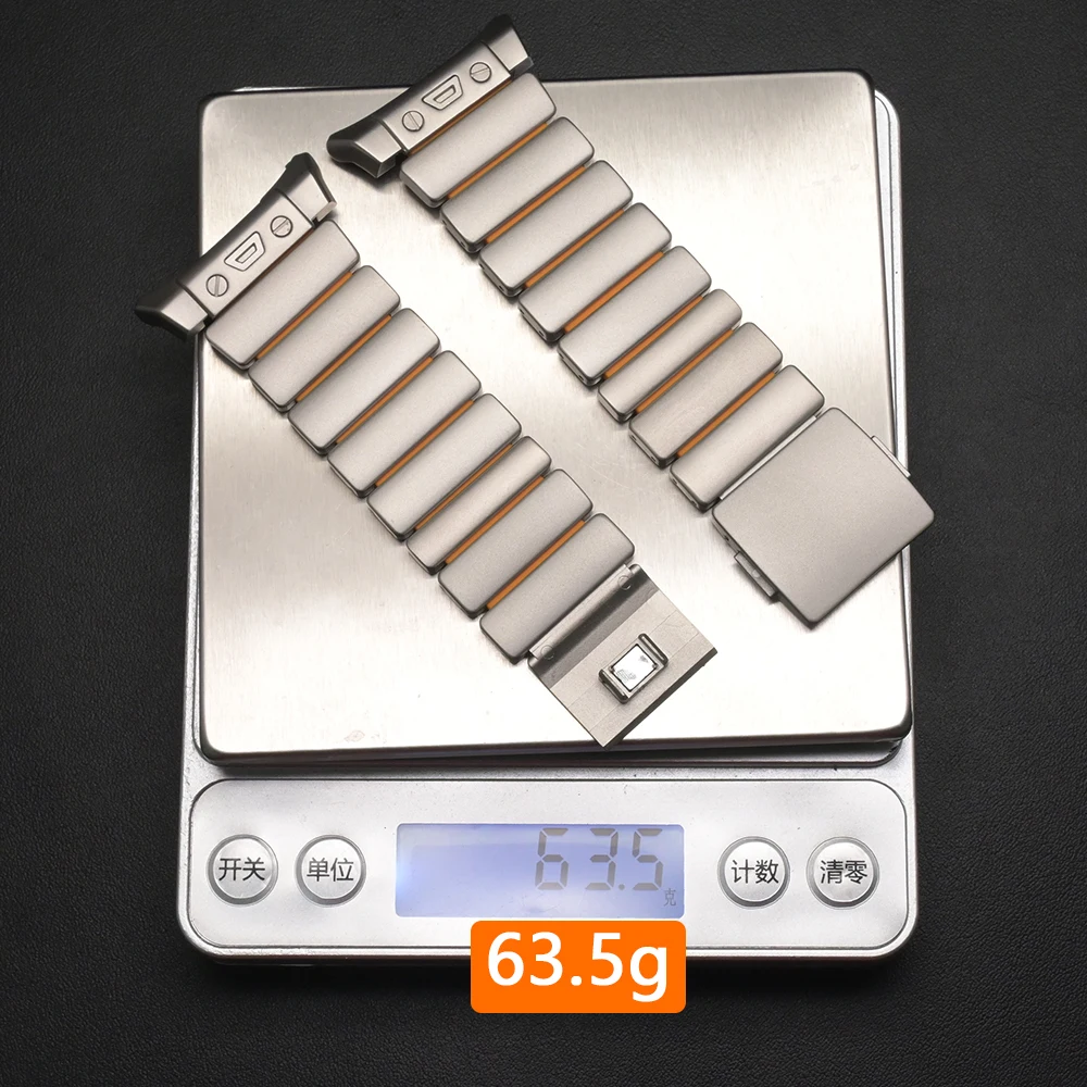 Luxury Titanium Strap for Samsung Galaxy Watch Ultra 2025 Ultra2 Rubber Business Band for GALAXY WATCH ULTRA 47mm 2024 Watchband